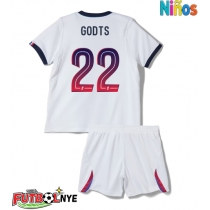Camiseta Paris Saint-Germain Mika Godts #22 Visitante Equipación para niños 2026-27 manga corta (+ pantalones cortos)